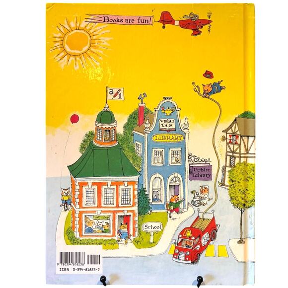 VTG 1979 Richard Scarry's What Do People Do All Day? Book, HC - Picture 2 of 5